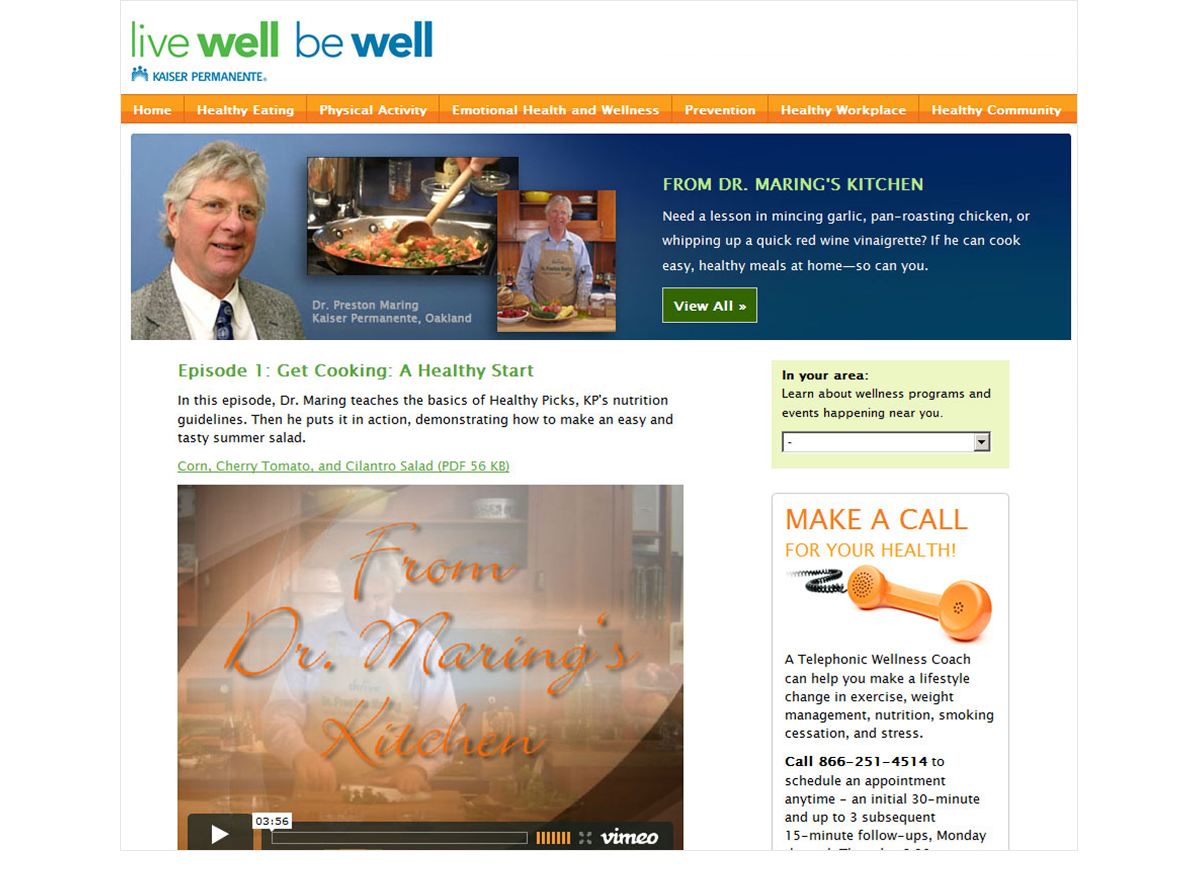 Kaiser Permanente Mockups