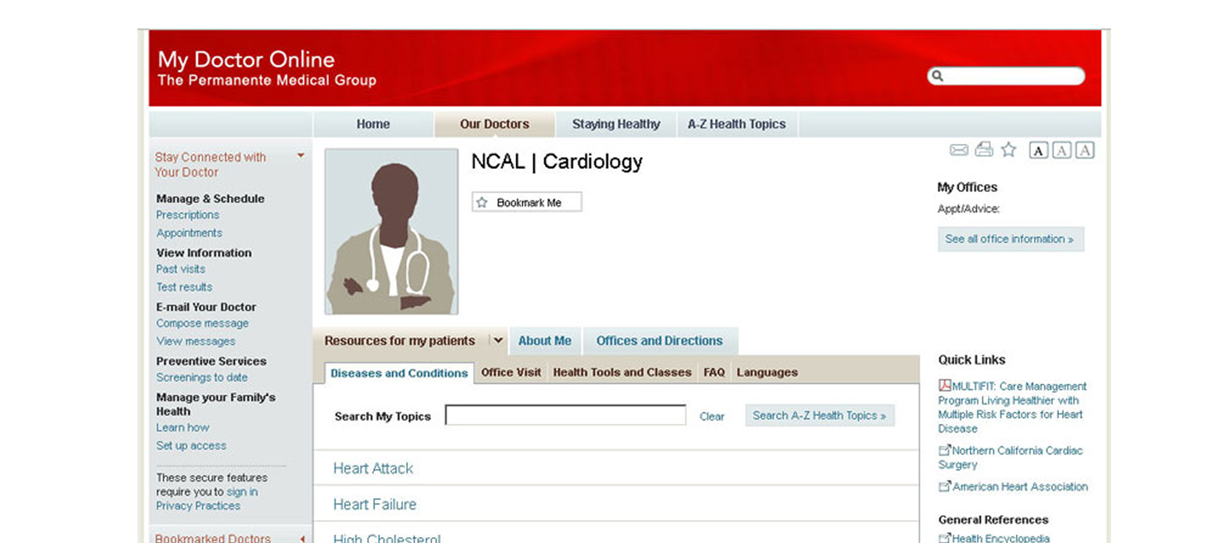 Kaiser Permanente Mockups