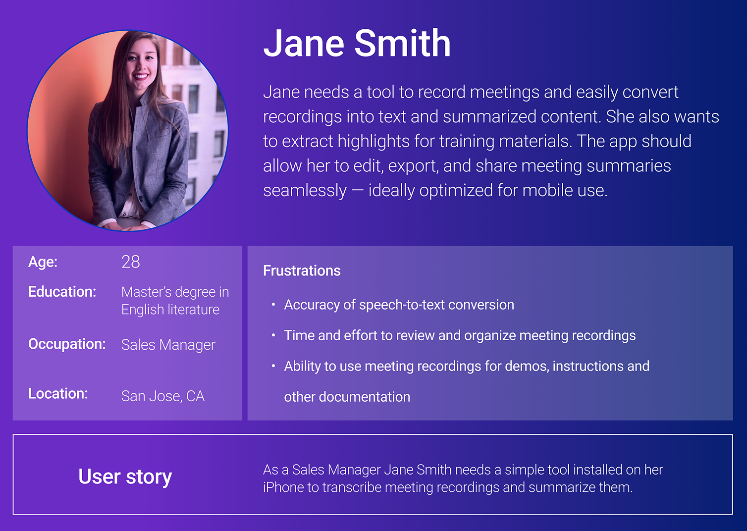 Meetaker.Ai User story