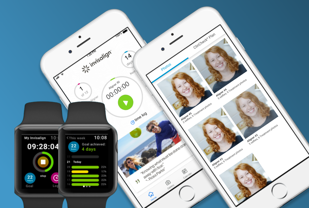 MyInvisalign product screens