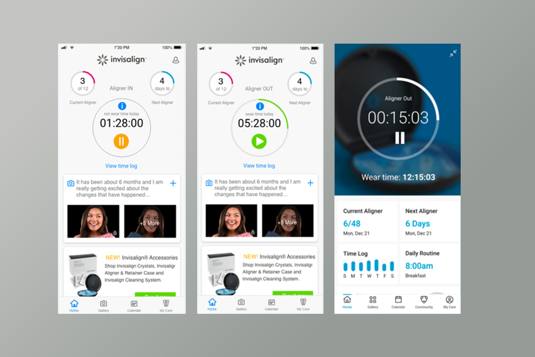 MyInvisalign dashboard flow
