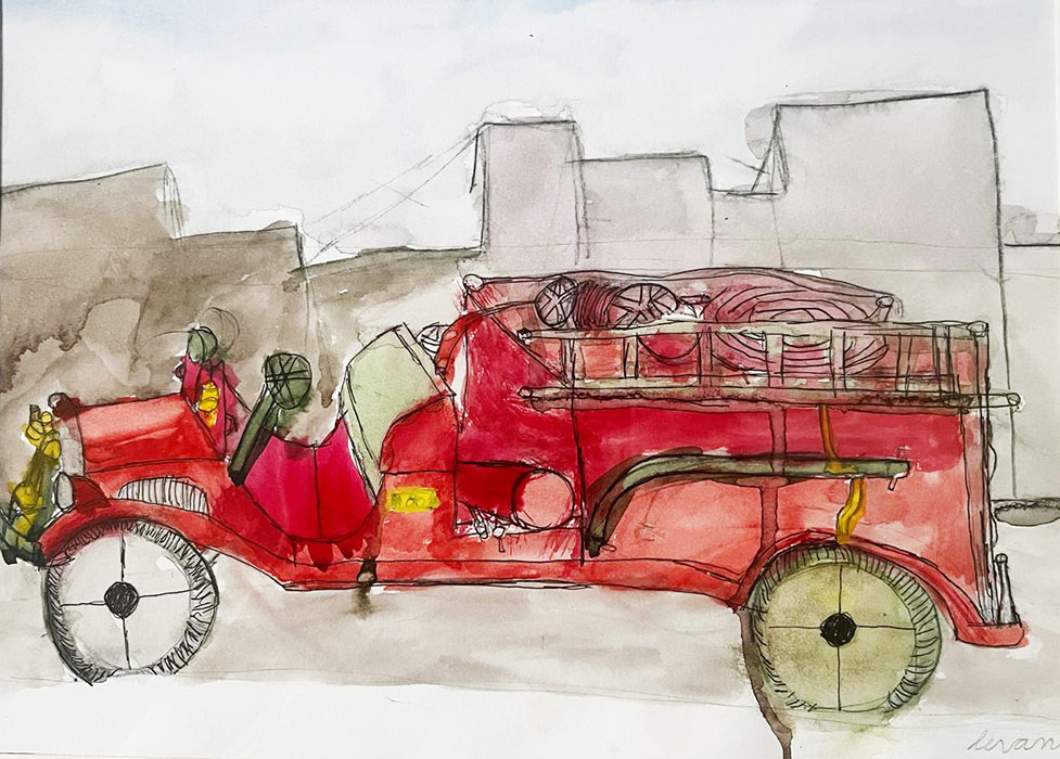 Levan Fire engine artwork full size