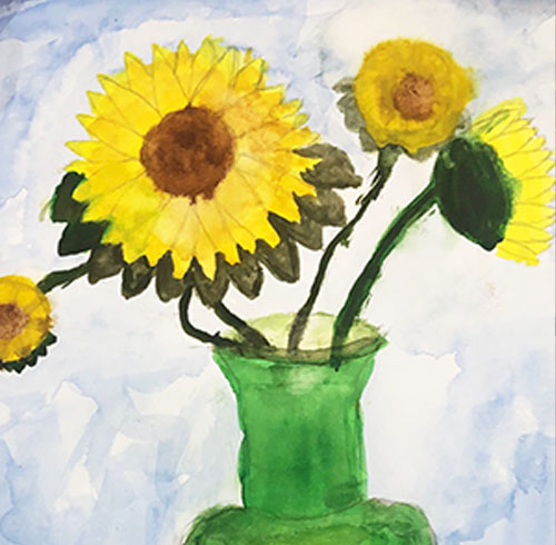 Nyra Sunflowers artwork